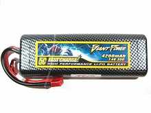 Аккумулятор Giant Power LiPo 3600mAh 74V 25C Hardcase