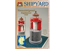Сборная картонная модель Shipyard маяк Vierendehlgrund Lighthouse №62, 187