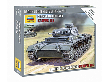 Сборная модель ZVEZDA Немецкий средний танк PzKpfwIII G, 1100