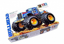 Сборная модель Tamiya Bullhead Jr, большие колеса, сборка без клея