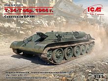 Сборная модель ICM T34T обр 1944 г, Советская БРЭМ, 135
