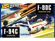 Склеиваемая модель Hawk Lindberg 148 2 pack US Korean War Fighte