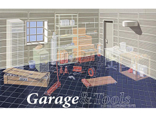 Сборная модель Fujimi  Garage  Tools Set, 124