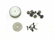 Дифференциал в сборе с шестернями, пластиксталь, 1 штука