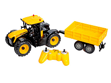 Радиоуправляемый фермерский трактор с прицепом Double Eagle JCB Fastrac 4220 124 24G RTR