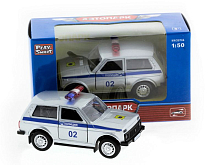 Машина АВТОПАНОРАМА инерц ВАЗ 2121 150, вк 1275,5 см, серебристая