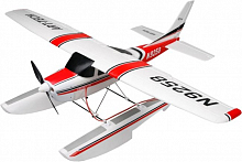Радиоуправляемый самолет Art-Tech 400 Class Cessna SkylaneWaterplane с лыжами RTF