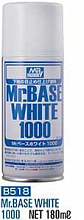 Краскагрунтовка в металлических баллончиках тм MRHOBBY  MrBASE WHITE 1000 180мл