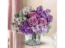 Картина по номерам 30Х30 В СИРЕНЕВЫХ ТОНАХ 19 цветов