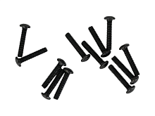 Винты с полукруглой шестигранной головкой 2,5х12мм для автомоделей MJX 114, 12шт