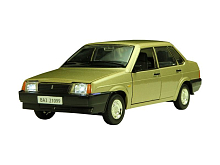 Машина АВТОПАНОРАМА ВАЗ 21099 золотистый, 122, инерция, Pull Bаck механизм, вк 101222 cм