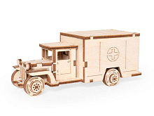 Деревянный конструктор Lemmo Грузовичок ЛТМ, 34 детали