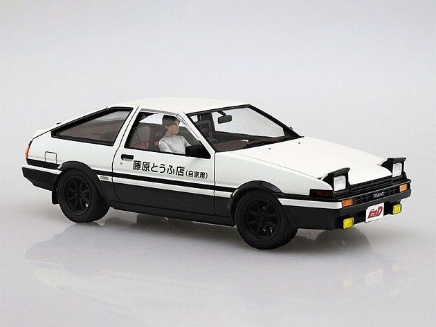 Сборная модель AOSHIMA Toyota Trueno AE86 Fujiwara Takumi (Project