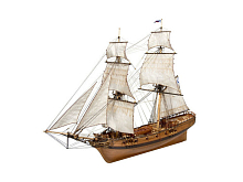 Сборная деревянная модель корабля MASTER KORABEL Бригантина Феникс, шлюпка МК0101, 172