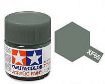 Матовая эмаль Tamiya XF65 Field Grey, 10 мл