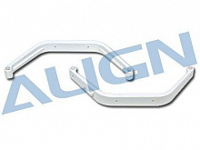 Стойки посадочных шасси, пластик, белые, TRex 500