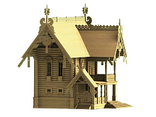 Сборная деревянная модель СВМодель Терем Русского подворья в Вене, 1900 деталей, 172