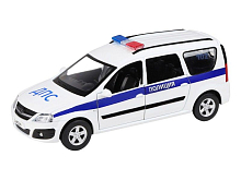 Машина АВТОПАНОРАМА LADA LARGUS Полиция, 124, свет, звук, инерция, вк 24,512,510,5 см