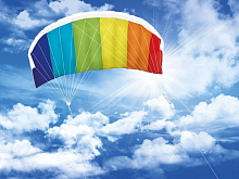 Воздушный змей HasiKites управляемый парашют Радуга 120