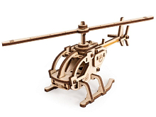 Деревянный конструктор Lemmo Вертолет Робинзон, 30 деталей