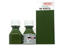 Эмаль АКАН акриловая А  19 Зелёная выцветшая, 10 мл