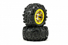 Покрышка колеса и диск колеса в сборе Traxxas Summit TRA7276