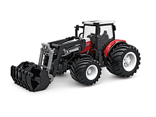 РУ фермерский трактор Korody с фронтальным погрузчиком, широкие колеса 124 24G 6CH RTR