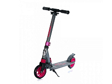 Самокат двухколесный Racer серорозовый