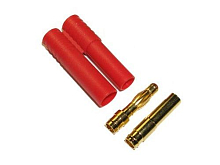 Разъем HXT 40мм позолоченный мамапапа в пластиковом корпусе 1шт