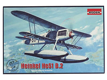 Сборная модель RODEN Самолет Heinkel He51 B2, 148