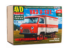 Сборная модель AVD Электромобиль УАЗ У131, 143