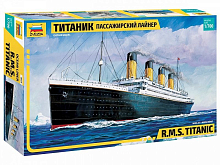 Сборная модель ZVEZDA Пассажирский лайнер Титаник, 1700