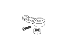 Поворотный рычаг сервомашинки для автомоделей MJX 10208