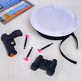 Игровой набор "Смелый моряк" (головной убор, бинокль, пистолет, присоски)
