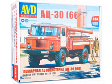 Сборная модель AVD Пожарная автоцистерна АЦ30 66, 143