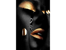 Картина мозаикой 40х50 ЗОЛОТАЯ квадр элты 24 цвета