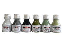 Набор АКАН акриловых красок Штурмовая и бомб авиация СССР 2й мировой войны 194143г, 6х10 мл