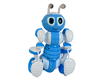 Радиоуправляемый роботмуравей трансформируемый, звук, свет, танцы синий