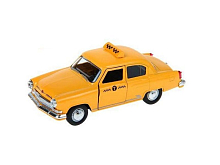 Машина Autotime ГАЗ21 ВОЛГА желтое такси 143