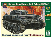 Сборная модель ARK 35029 Немецкий огнеметный танк ТII Фламинго, 135
