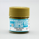 Краска акрил для пластика тм MRHOBBY 10мл DARK YELLOW
