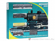Железная дорога Mehano Prestige тепловоз BOMBARDIER BT2 с 3-мя вагонами 1/87(HO)