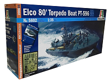 Сборная модель ITALERI 5602ИТ Катер Elco 80 Torpedo Boat PT596, 135