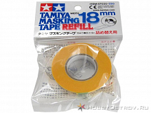 Маскирующая лента шир 18 мм в рулоне