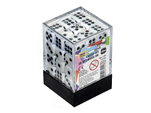 Набор белых игровых кубиков ZVEZDA D6, 12мм, 36 шт