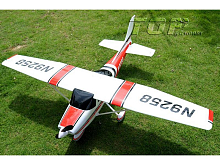 Радиоуправляемый самолет Top RC Cessna 182 500 class красная 1410мм KIT