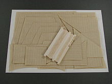 Комплект парусов для модели HMS Enterprize, 196