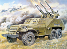 Сборная модель  Советский бронетранспортер БТР152Д UM 135, шт