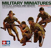 Сборная модель Япон пехотинцы 3 фигуры 135