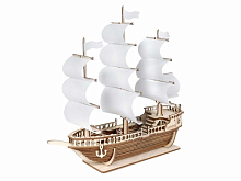 Деревянный конструктор Lemmo КОРАБЛЬ ЛАМАР, 87 деталей